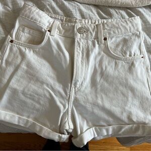 Zara White Shorts
